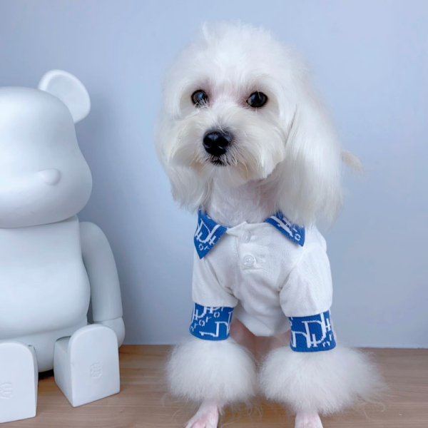 Dogior Monogram Royale Designer Dog Polo Shirt - Image 3