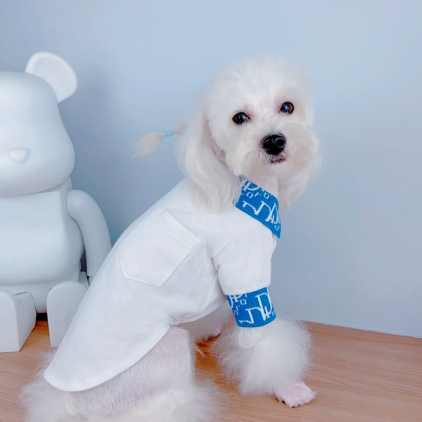 Dogior Monogram Royale Designer Dog Polo Shirt - Image 4
