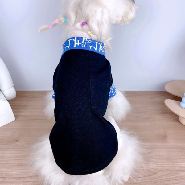 Dogior Monogram Royale Designer Dog Polo Shirt - Image 5