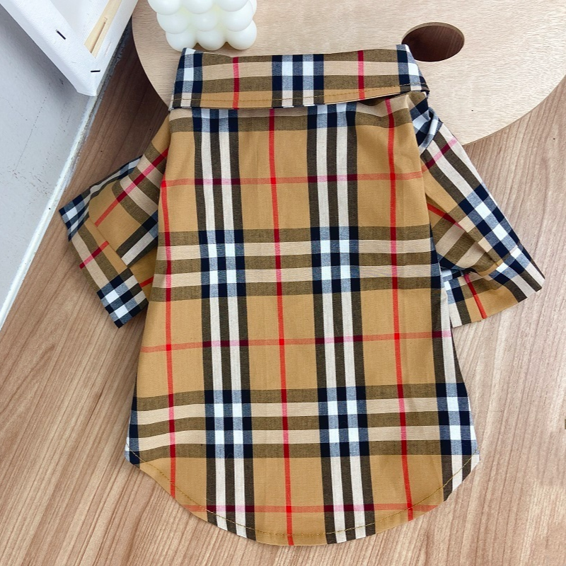Furberry Plaid Elegant Designer Dog Shirt