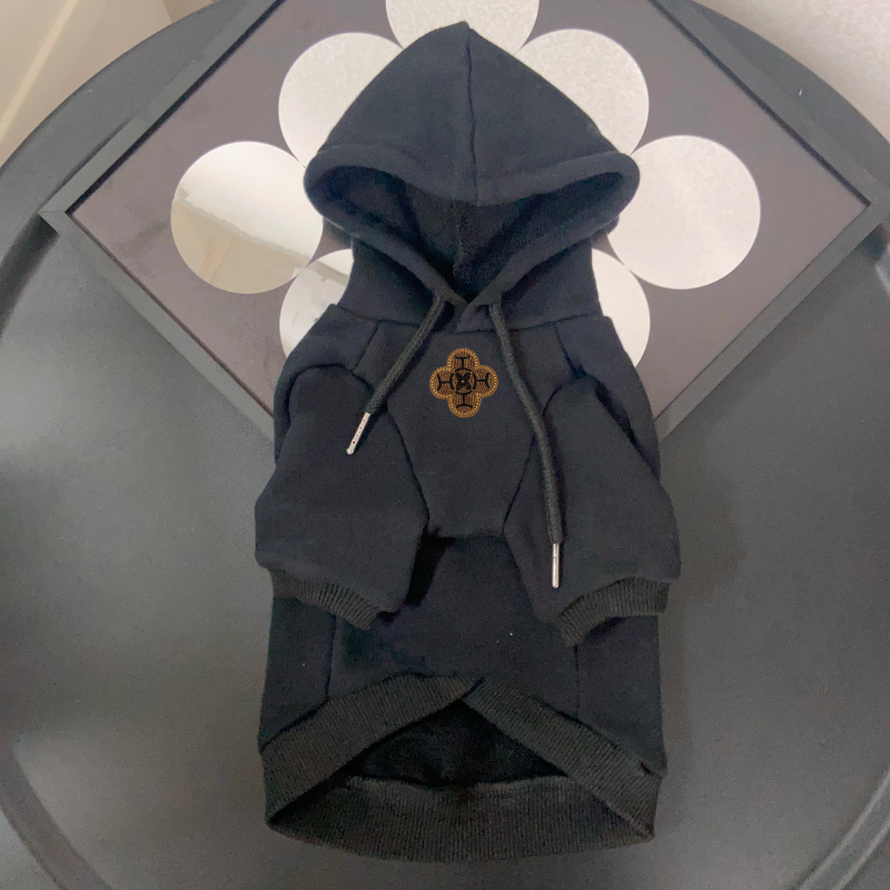 Louis Pawtton Bunny Monogram Luxe Designer Dog Hoodie - Image 14