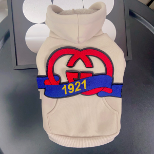 Pawcci GG Patch Essentials Designer Dog Hoodie