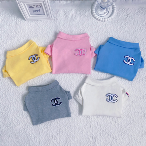 Chewnel Patch Logo Designer Dog Polo Shirt