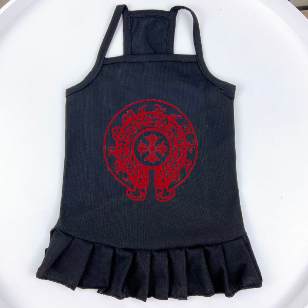 Chrome Paws Frill Designer Dog Dress - Image 2