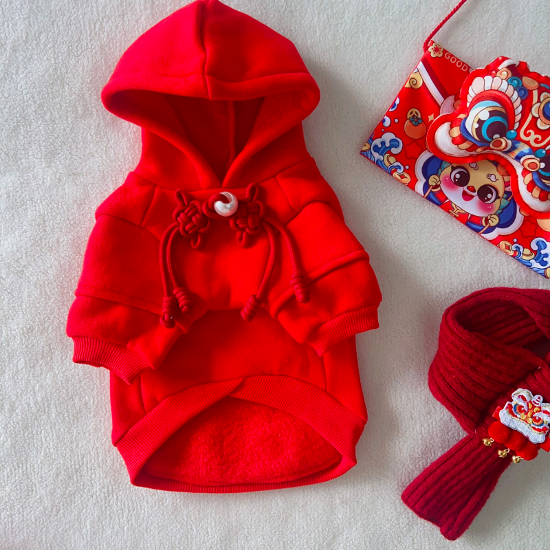 Dragon Emblem Designer Dog Hoodie - Image 2