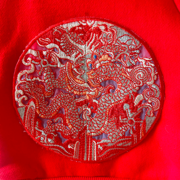 Dragon Emblem Designer Dog Hoodie - Image 3