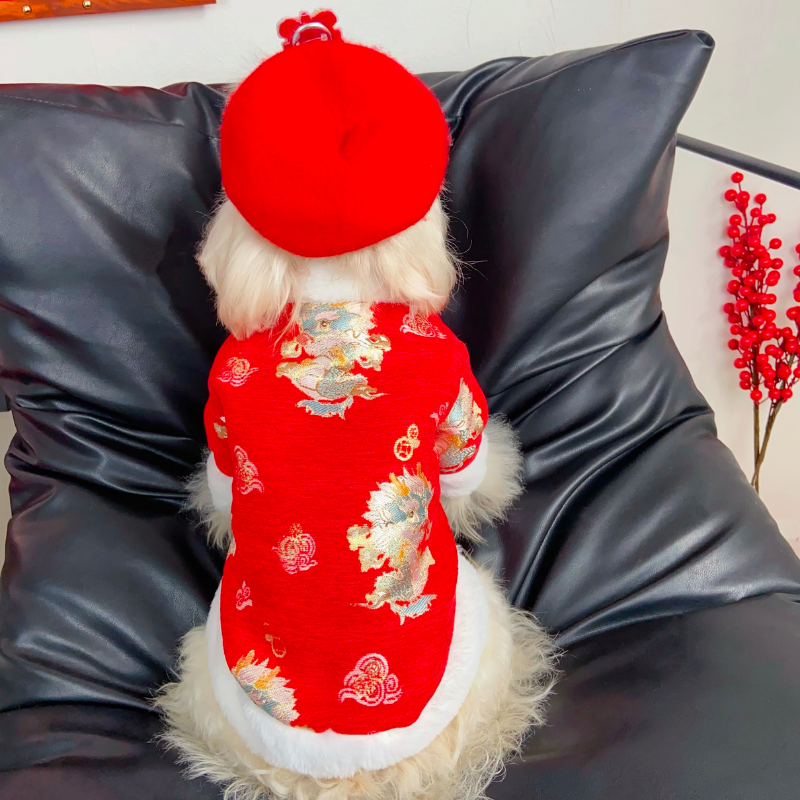 Imperial Dragon Designer Dog Coat - Image 12