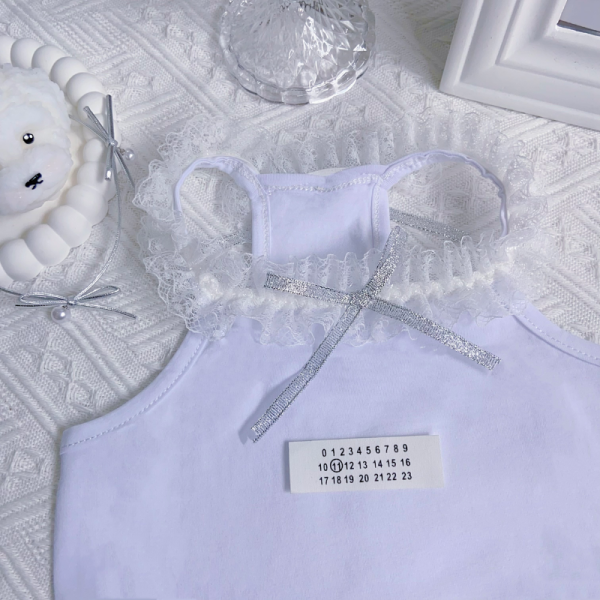 Maison Barkgiela Designer Dog Lace Dress - Image 10
