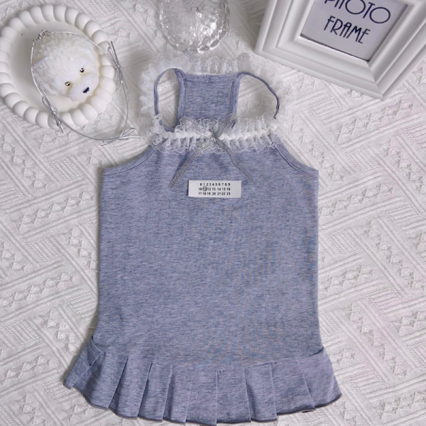 Maison Barkgiela Designer Dog Lace Dress - Image 2