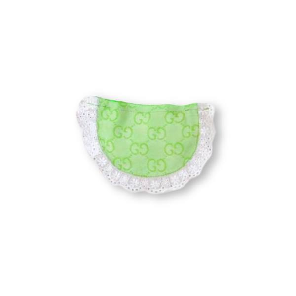 Pawcci Monogram Designer Dog Lace Bandana - Image 4