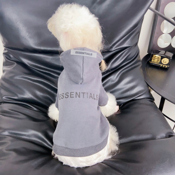 Fear of Dog Pawssentials Reflective Strips Designer Dog Hoodie - Image 7