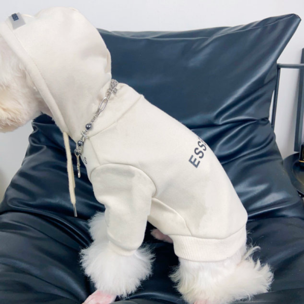 Fear of Dog Pawssentials Reflective Strips Designer Dog Hoodie - Image 12