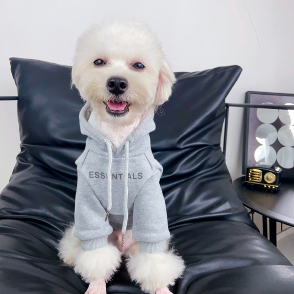 Fear of Dog Pawssentials Reflective Strips Designer Dog Hoodie - Image 9