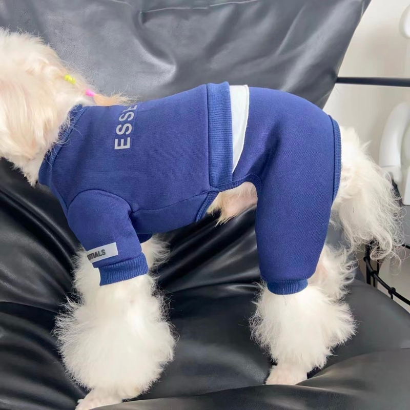 Fear of Dog Pawssentials Sweatshirt Style Designer Dog Jumpsuit - Image 12