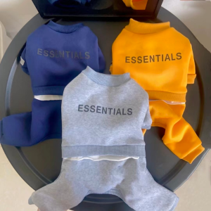 Fear of Dog Pawssentials Sweatshirt Style Designer Dog Jumpsuit