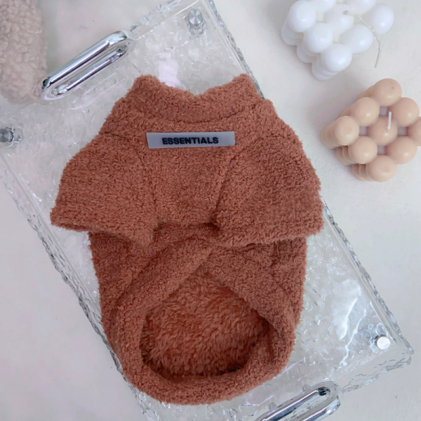 Pawssentials Teddy Designer Dog Sweatshirt with Scarf - Image 11