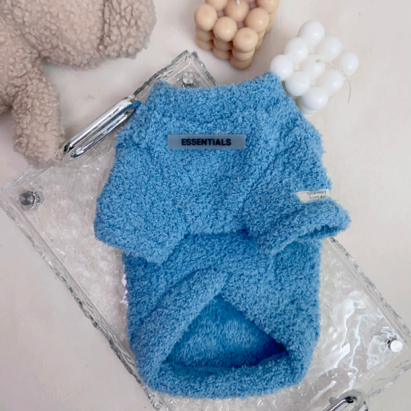 Pawssentials Teddy Designer Dog Sweatshirt with Scarf - Image 10