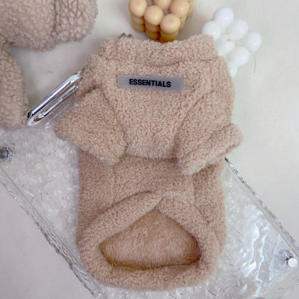 Pawssentials Teddy Designer Dog Sweatshirt with Scarf - Image 9