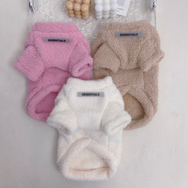 Pawssentials Teddy Designer Dog Sweatshirt with Scarf - Image 3