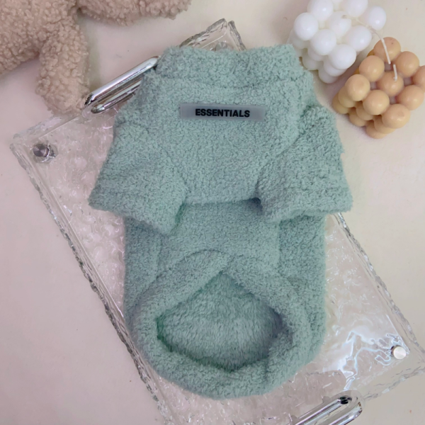 Pawssentials Teddy Designer Dog Sweatshirt with Scarf - Image 4