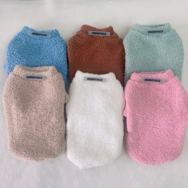 Pawssentials Teddy Designer Dog Sweatshirt with Scarf - Image 2