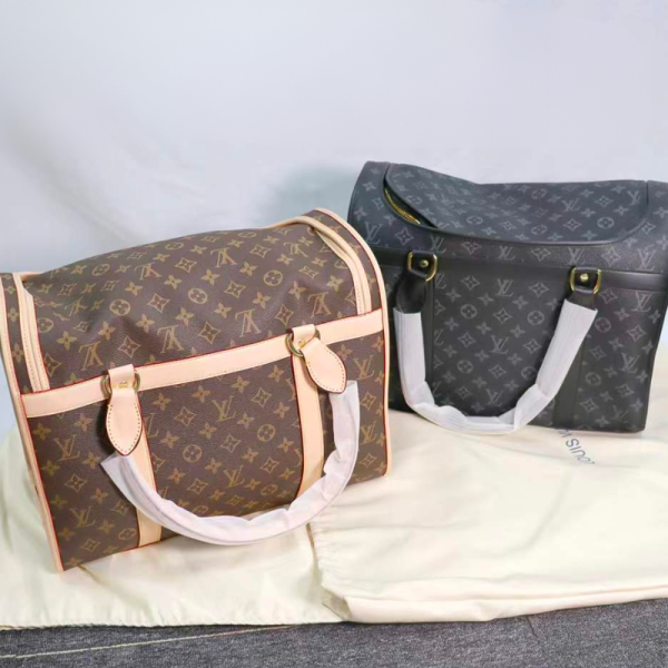 Louis Pawtton Ultimate Monogram Designer Dog Travel Carrier - Image 2
