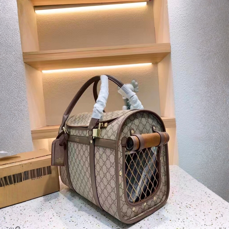 Pawcci GG Monogram Designer Dog Travel Carrier