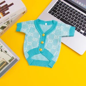 button-up pet sweater