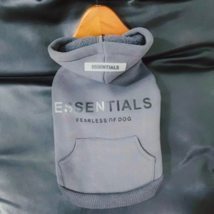 dark gray pet hoodie