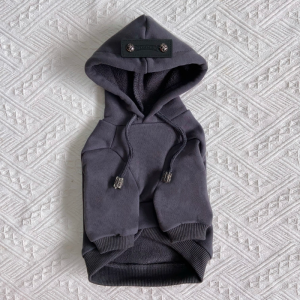 comfortable pet hoodie front view