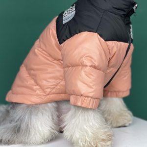 warm peachy pet jacket