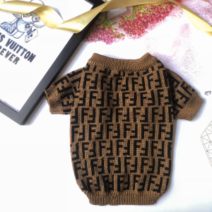 brown sweater for small pets