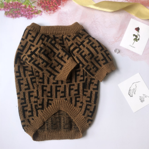 brown sweater for pets