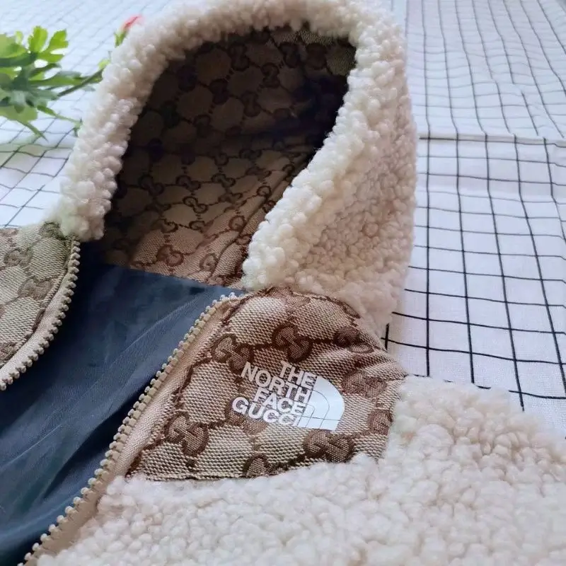 beige winter pet jacket