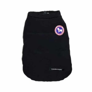 black pet vest coat