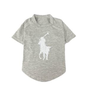 Gray Bark Lauren polo designer dog t-shirt – Supreme Dog Garage
