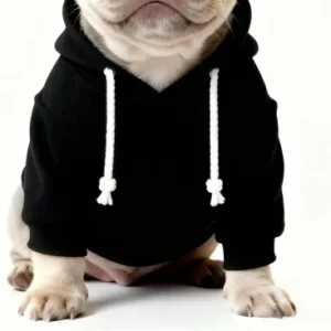 adidas dog hoodie black