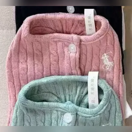ralph lauren dog knit cardigan dress pink