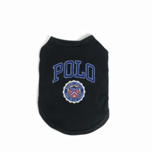 ralph lauren dog tank top black front