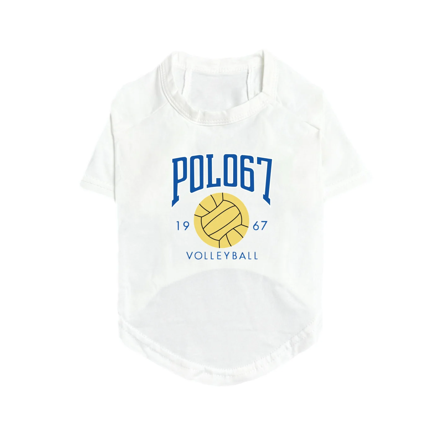 ralph lauren dog t-shirt white front view