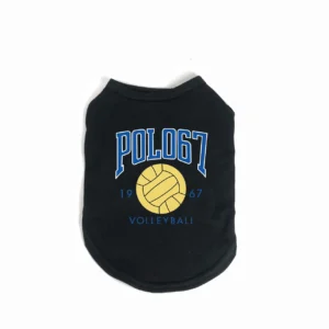 ralph lauren dog tank top black front view