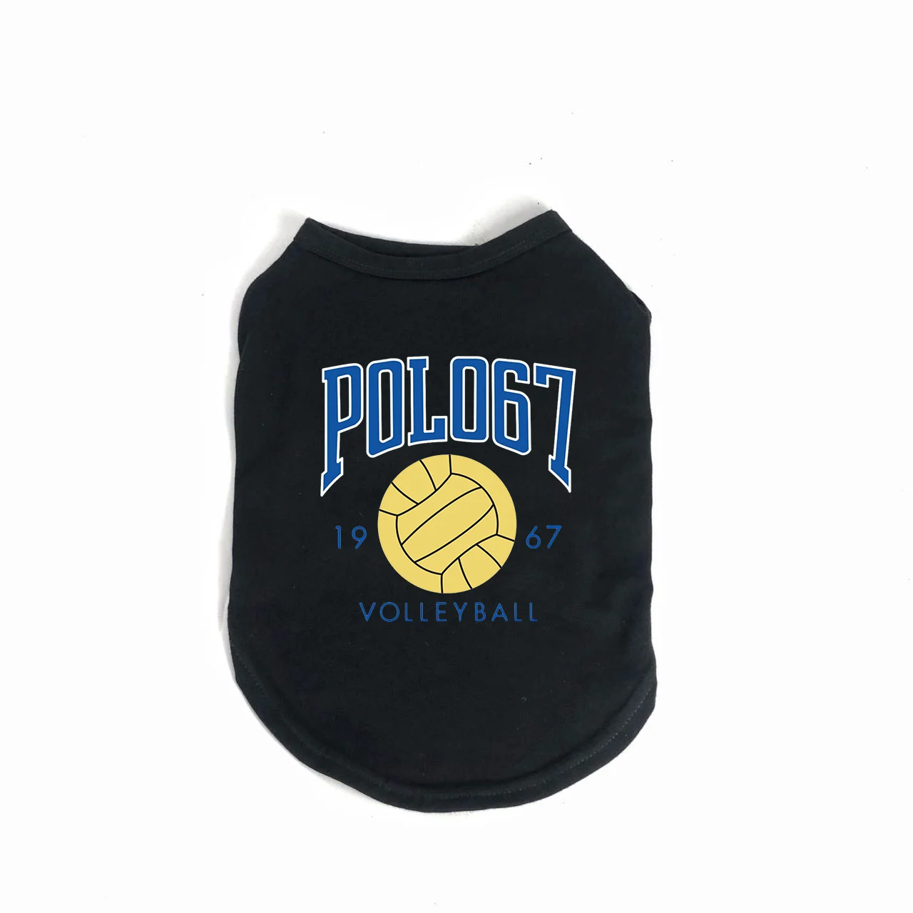 ralph lauren dog tank top black front view