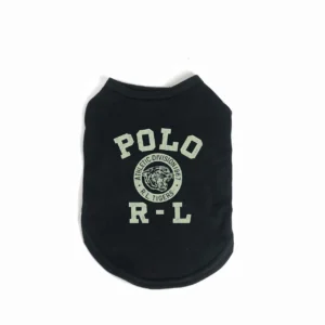 ralph lauren dog tank top black front