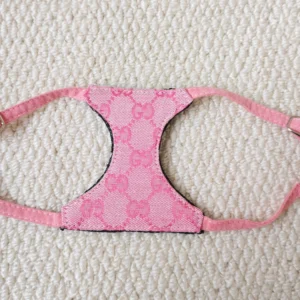 gucci step in dog harness pink monogram