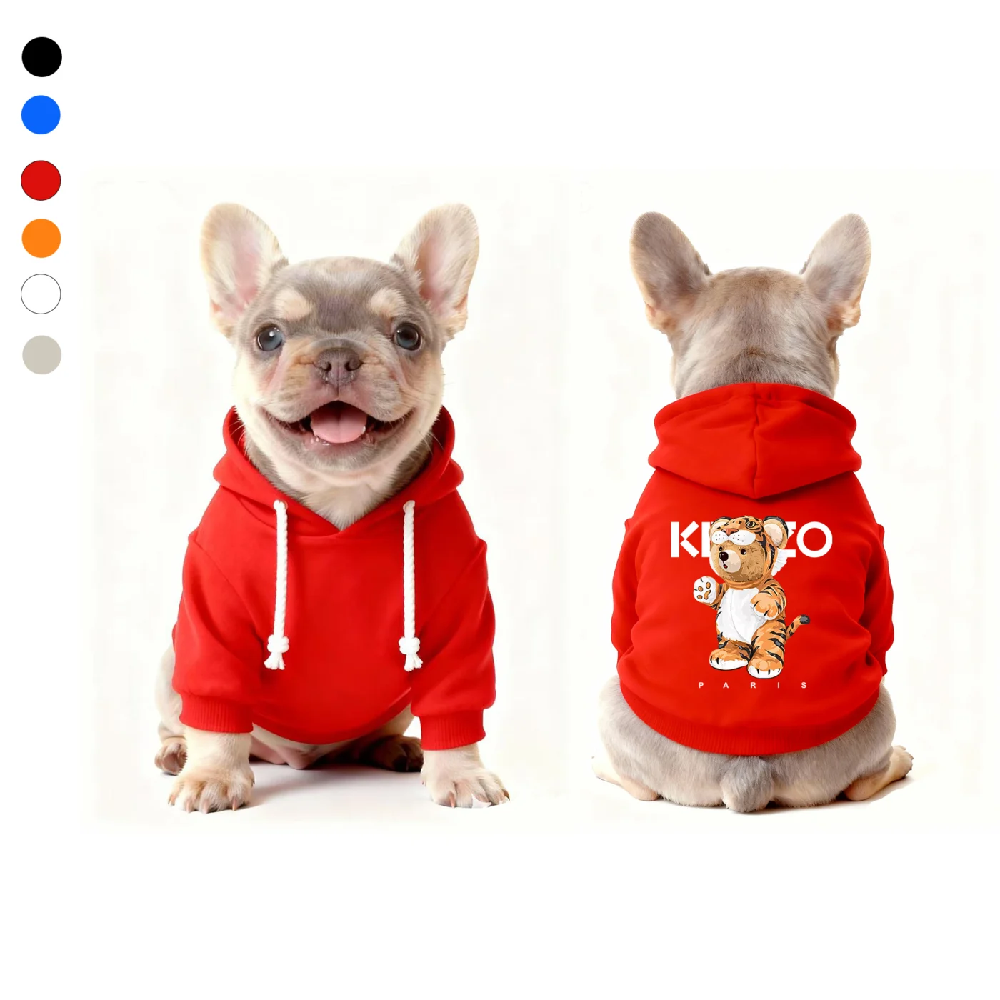 kenzo dog hoodie red tiger teddy bear