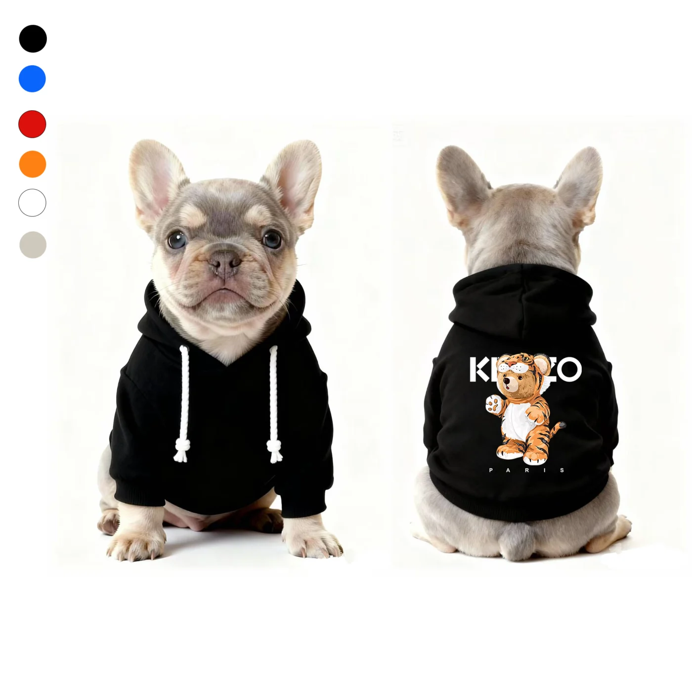 kenzo dog hoodie black tiger teddy bear